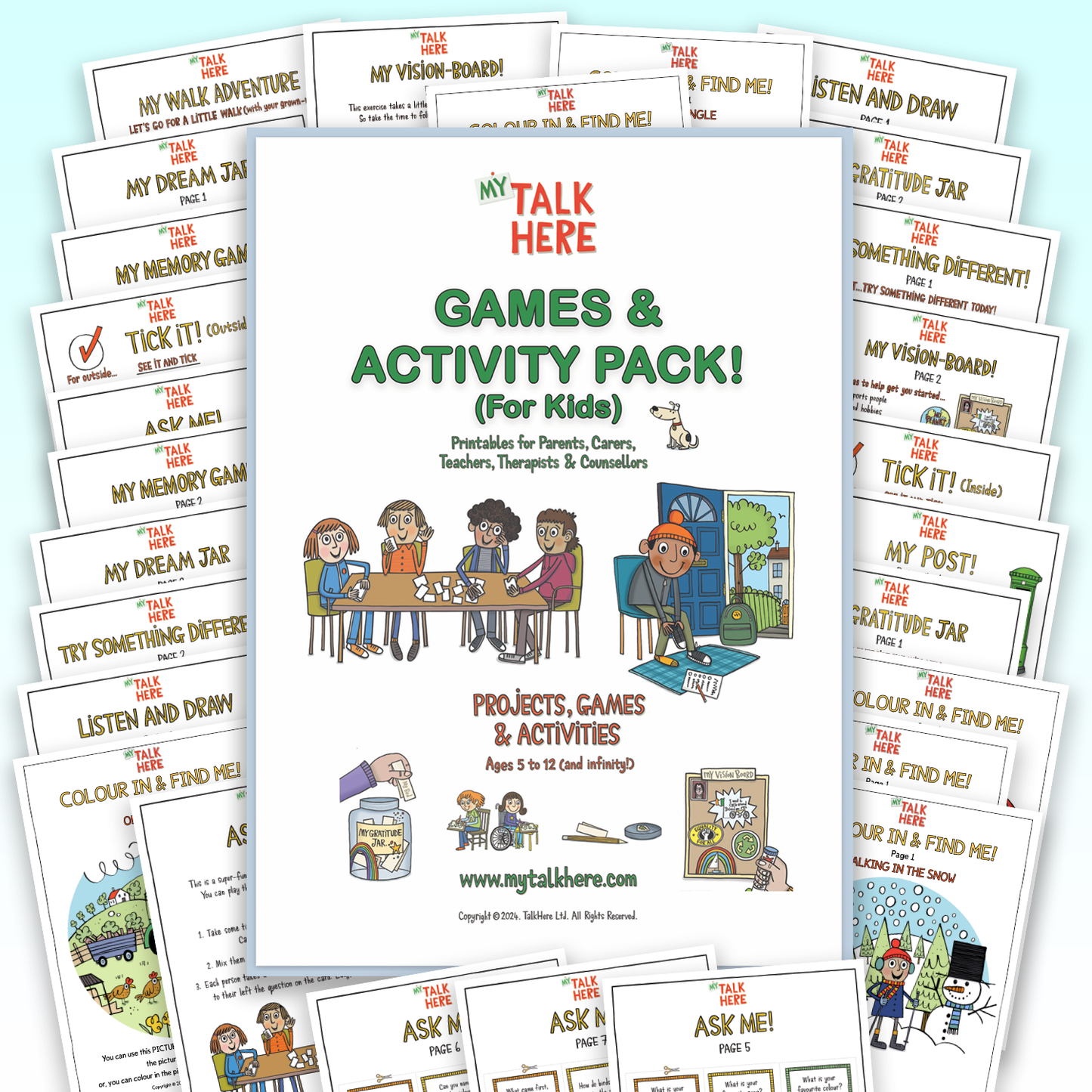 GAMES & ACTIVITY PACK FOR KIDS!