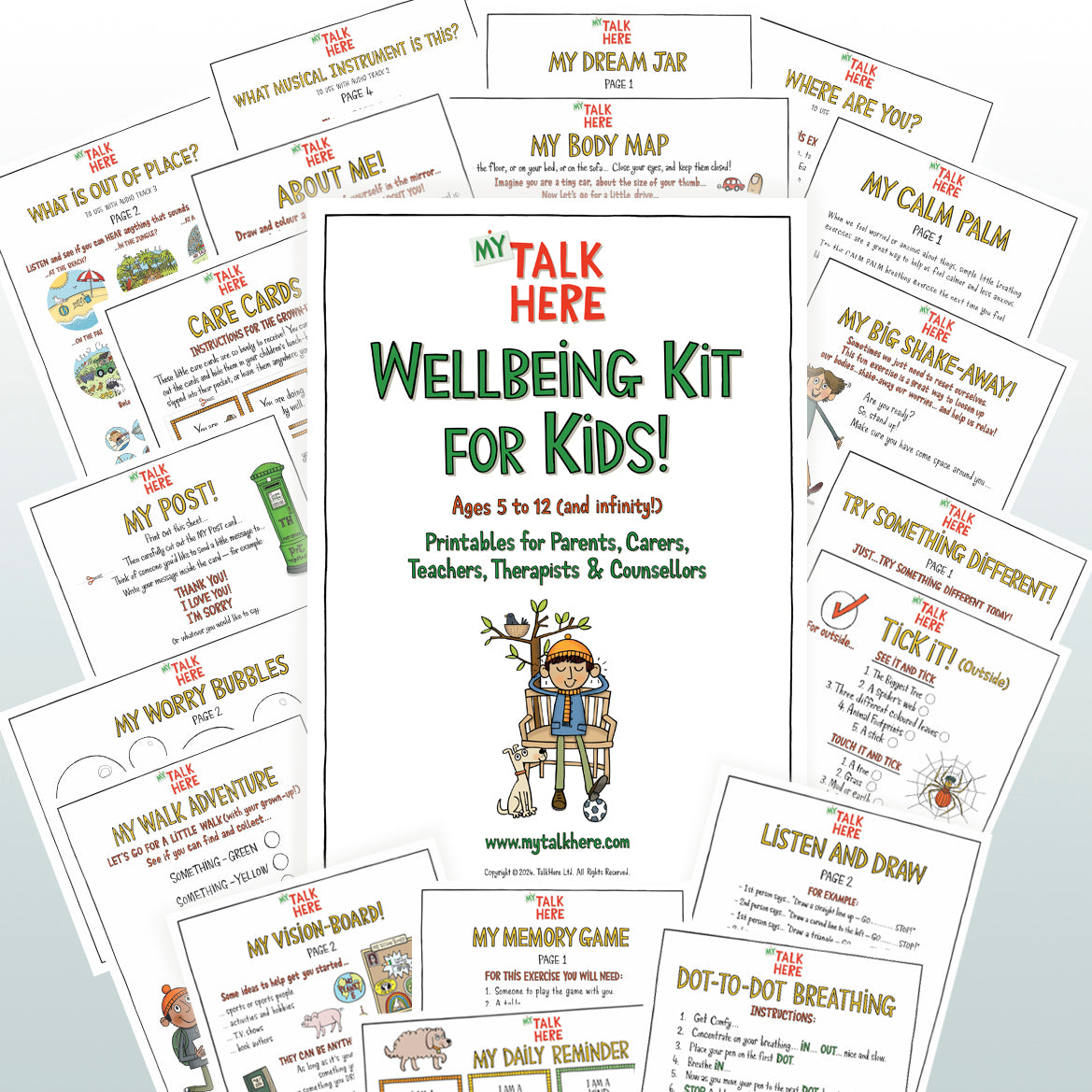 WELLBEING KIT FOR KIDS! (For Teachers & Therapists)